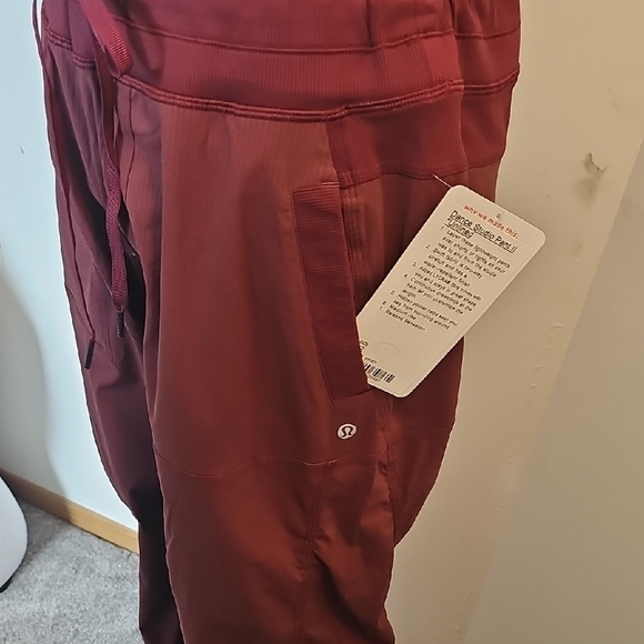 Burgundy Dance Studio Pants - Picture 4 of 6